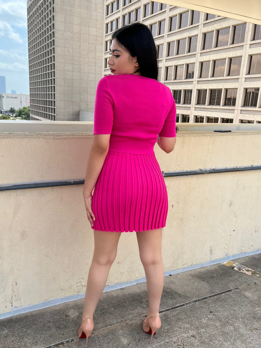 Pink Skirt Set